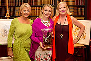 Katharina Quehenberger, Nathalie Knauf, Susanne Wiebe, Cocktailempfang Knauf Jewels "Haute Couture" Schmuck, Hotel Bristol, Salzburg, (c) wildbild